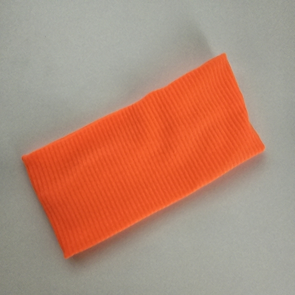 NWT Free People Super Wide Soft Headband Neon Orange - Picture 4 of 7
